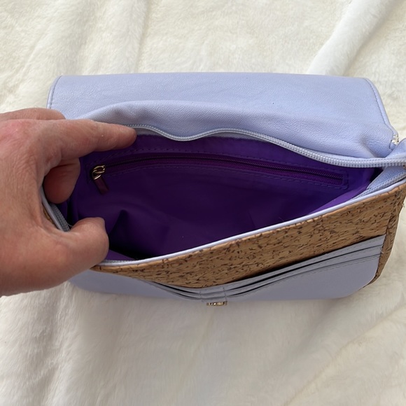 Pixie Mood sparkly cork vegan leather clutch - Picture 4 of 4